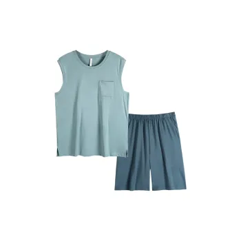 ITALAI Pajama Set Men's Dusty Blue