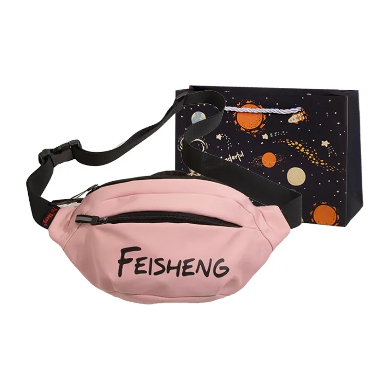 SWIMADE Canvas Bag Shoulder Bag Crossbody Bag Small Backpack Sling Bag Regular Men's Ecru/Gray/Pink/Khaki/Black/Yellow-4