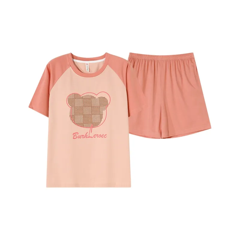 The Story Of The Flower Season Pajama Set Women's Ginger Yellow-0