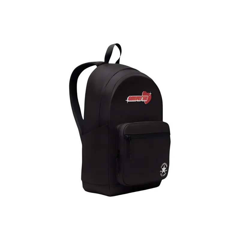 Converse Polyester Backpack Medium Size Unisex Black-1