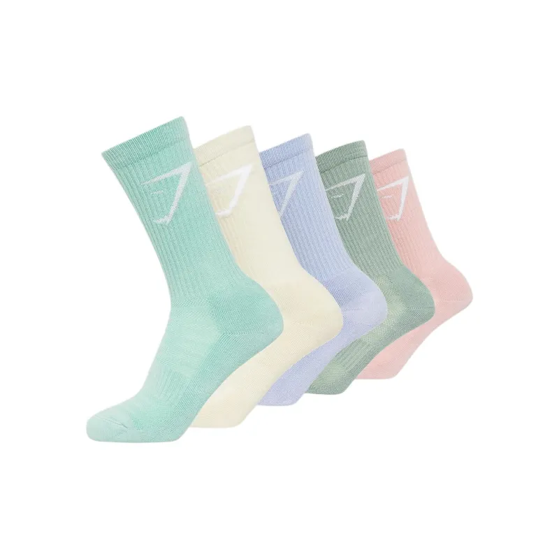 GYMSHARK Mid-Calf Socks Women's 5 Pack-0
