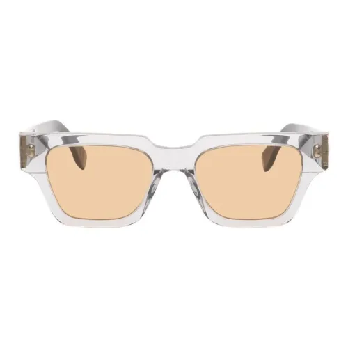 Retrosuperfuture Acetate Square Sunglasses Men's Transparent