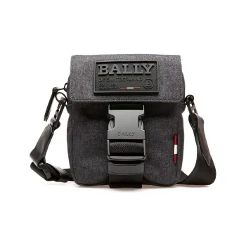 BALLY Fabric Small Crossbody Bag Shoulder Bag Crossbody Bag Regular Men's Gray