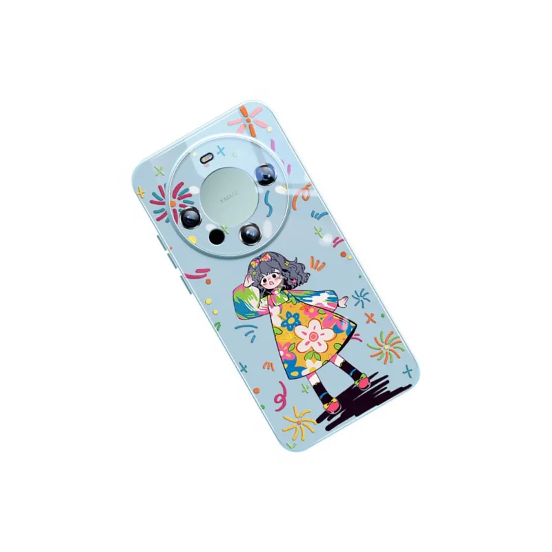 Sen Dog Glass Material Sense Of Premium Phone Cases Applicable To Huawei Mate60Pro/50/40-1