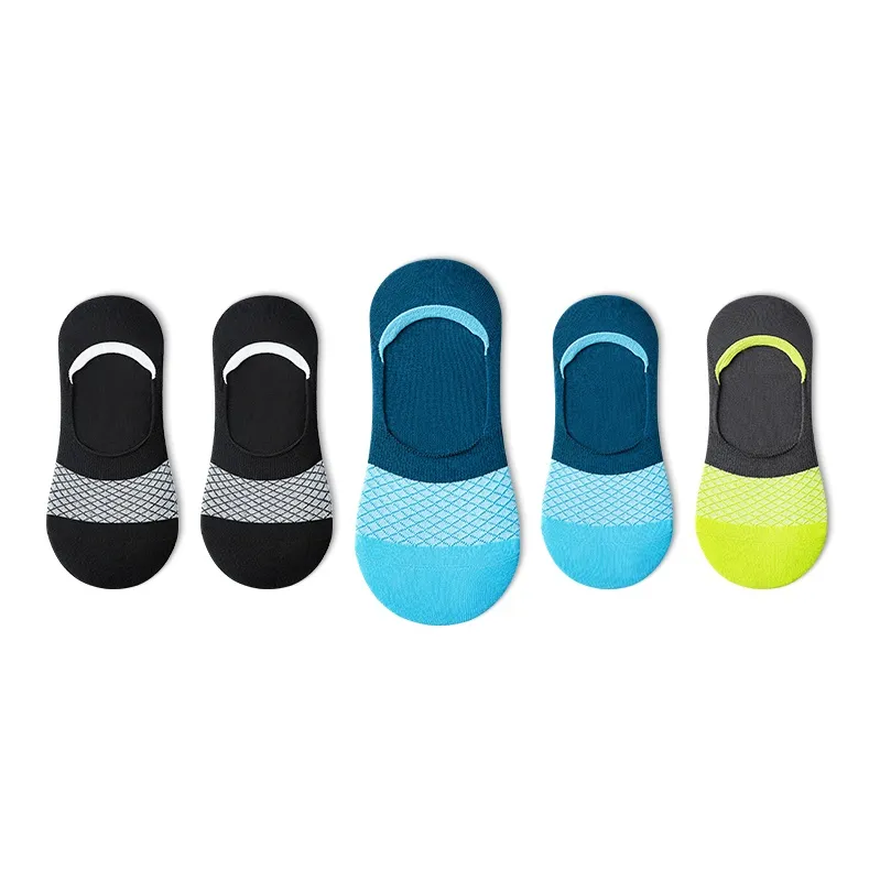 Taste The Color No Show Socks Men's 5 Pack-3
