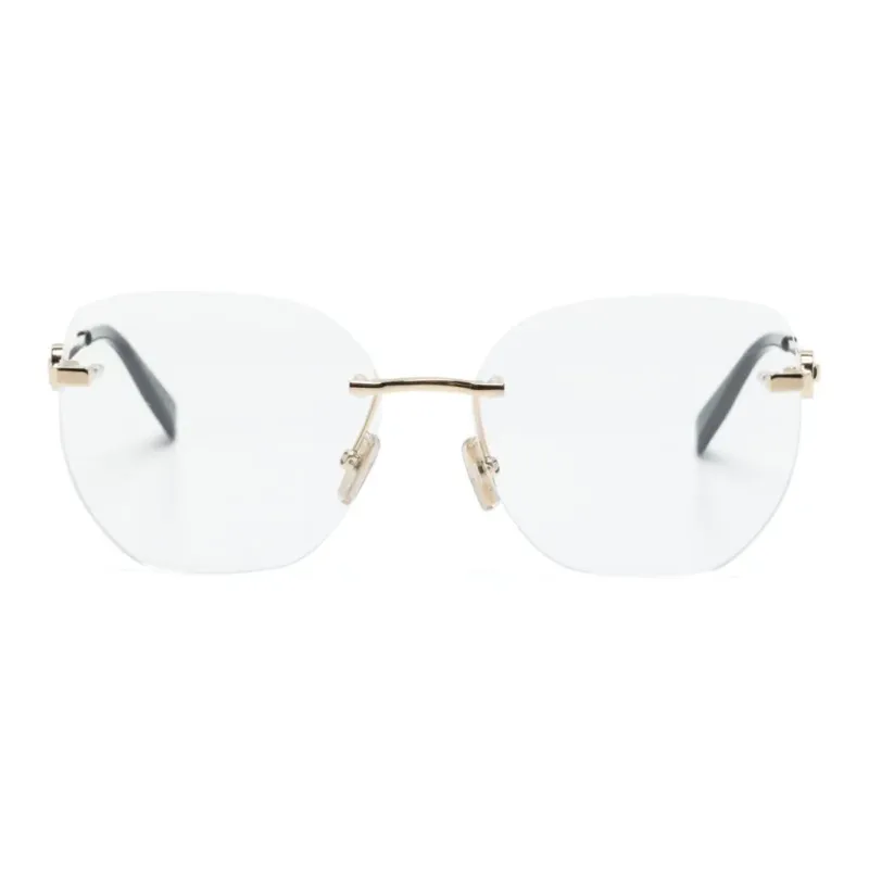 BVLGARI Irregular Frame Glasses-1
