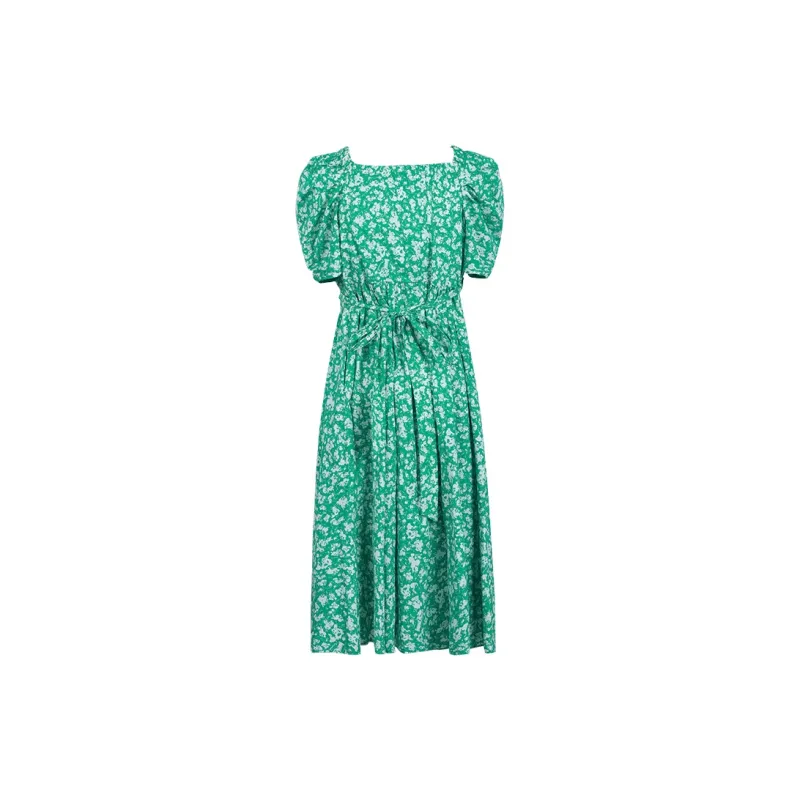 THE SEA LIFE Short Sleeved Dress Women's Turquoise-1