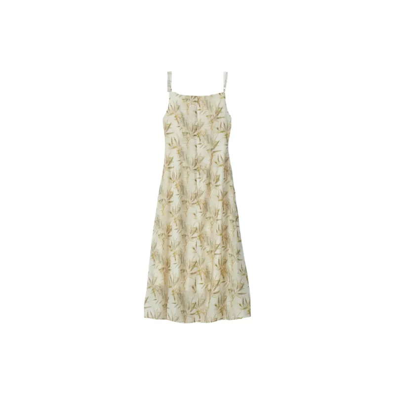 VIMLY Slip Dresses Women's Apricot Blossom-1