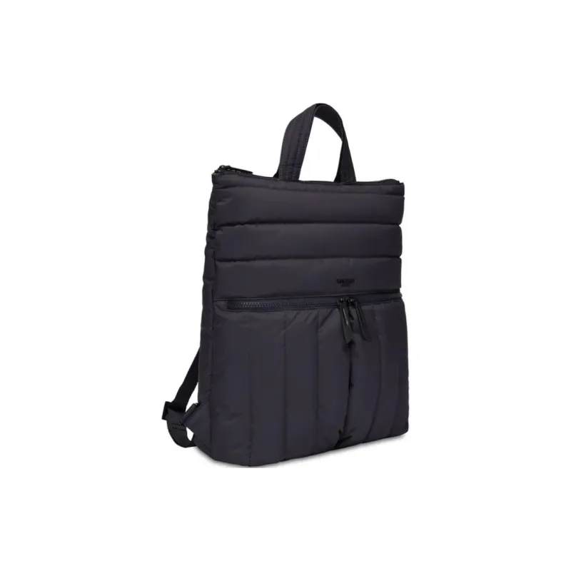 KNOMO Polyester Handbag Backpack Unisex Midnight Black-1