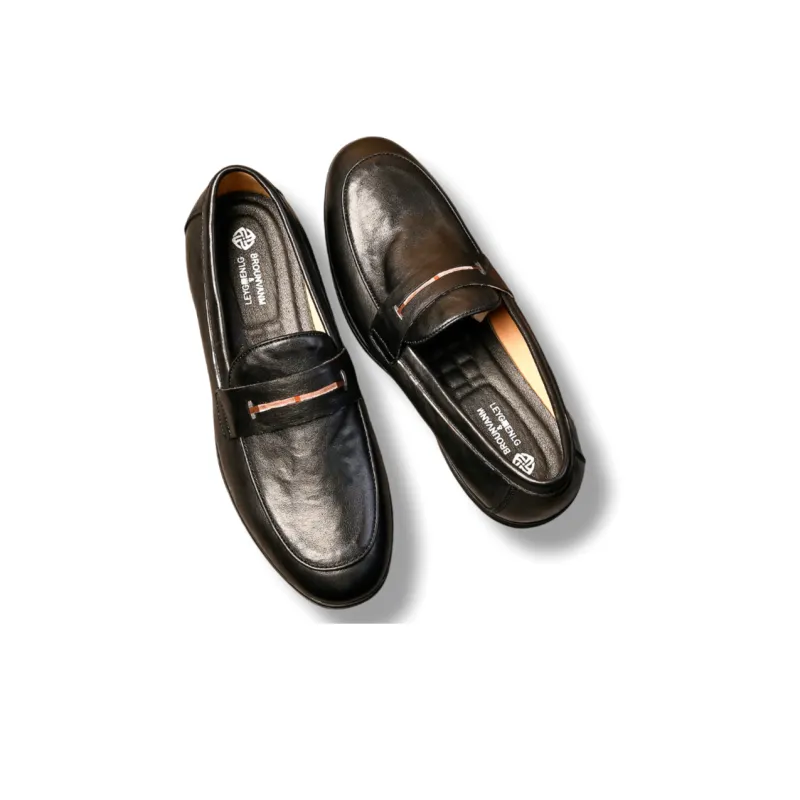 Brounvanm Beanie Shoes Men's Black-3