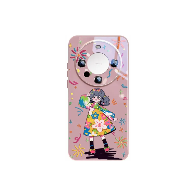 Sen Dog Glass Material Sense Of Premium Phone Cases Applicable To Huawei Mate60Pro/50/40-12