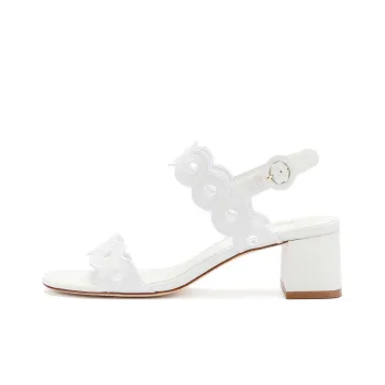 Larroude Florence Strap Sandals 4.5cm Women's White