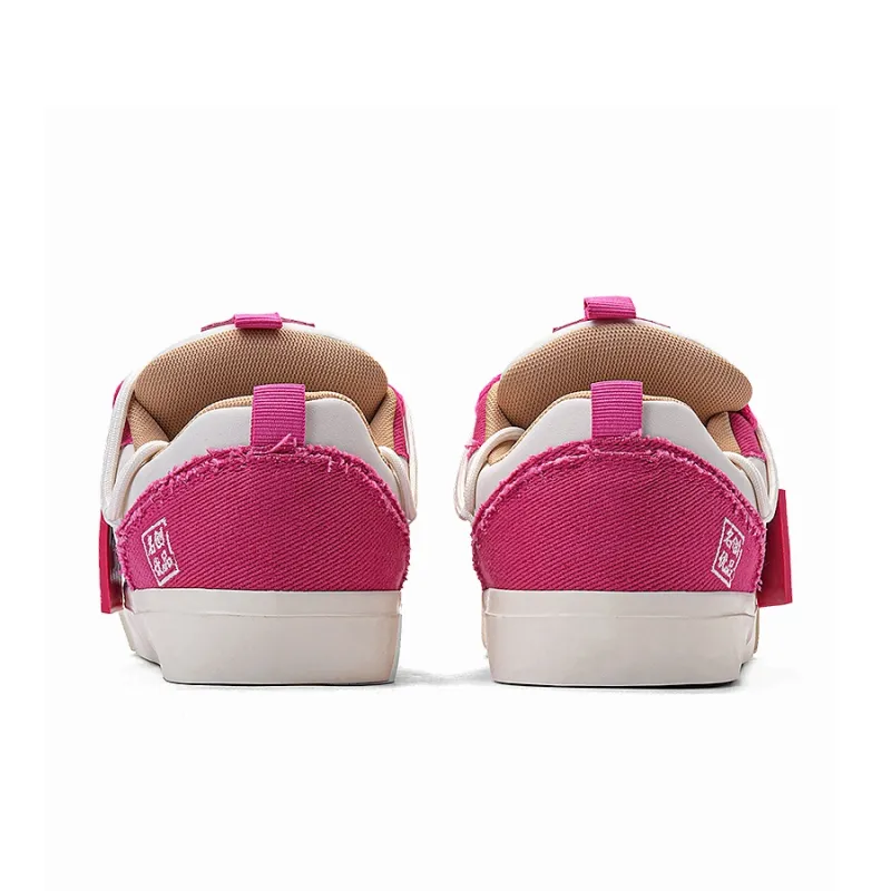 MINISO Low Top Skateboard Shoes Unisex Cherry Blossom Pink-4