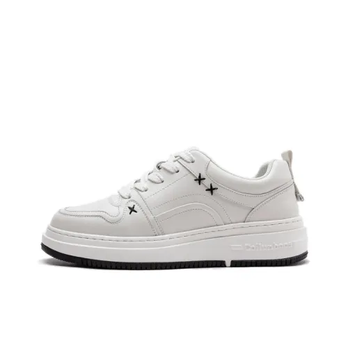 PLO CART Skateboard Shoes Men Low-Top White