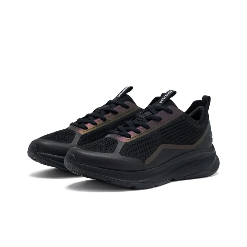 DESCENTE RUNNING Collection Cushioning Breathable Low Top Running Shoes Women's Black-1