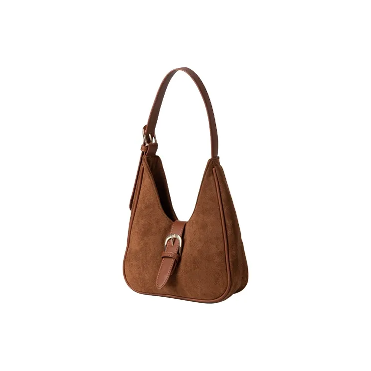 H YXIANG Suede With PU Handbag, Shoulder Bag Women's-1