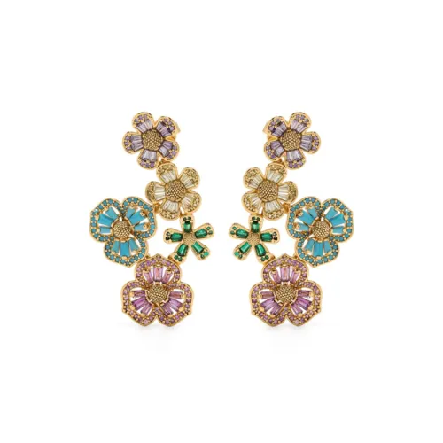 kate spade Fleurette Crystal-embellished Earrings