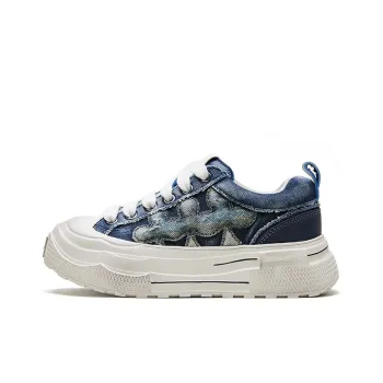 SHOOT BRAND Reprise Collection Low Top Canvas Shoes Unisex Blue