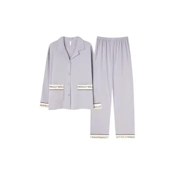 MIIOW Pajama Set Women's Gray Purple