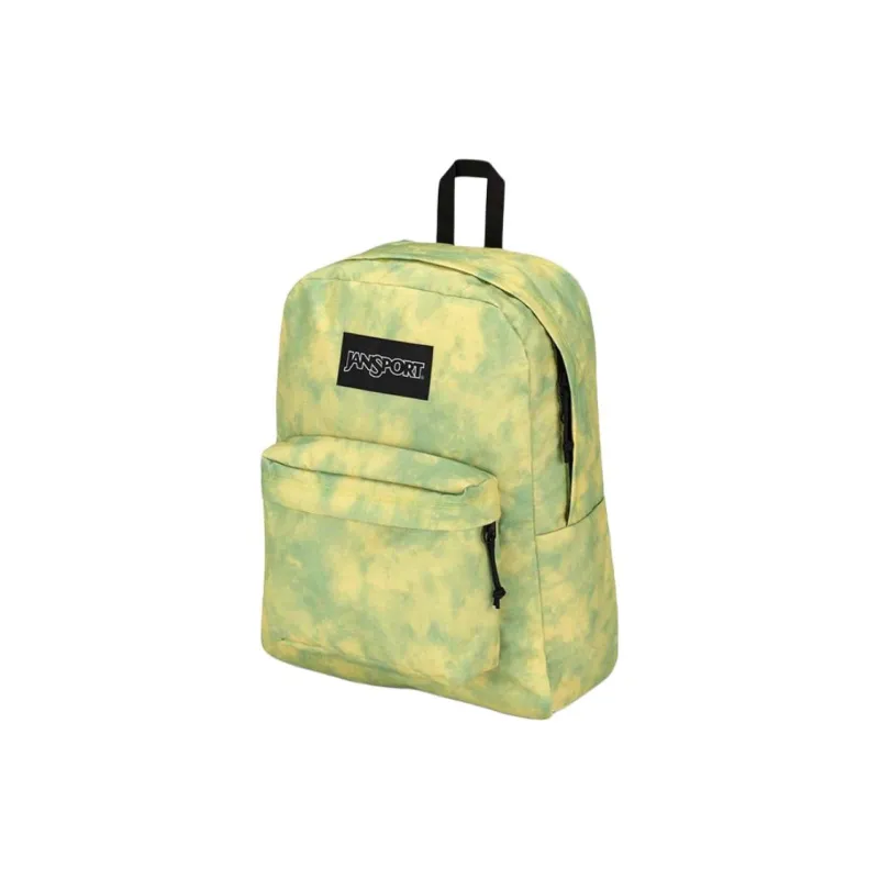 JanSport Fabric Backpack Unisex Yellow Green-1