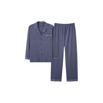 MIIOW Pajama Set Men's Navy Blue