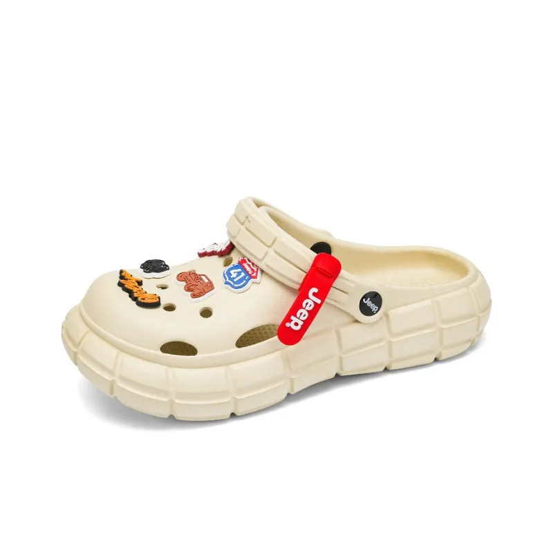 Jeep Quiet Slip Resistant Abrasion Resistant Slide Slippers Unisex-7