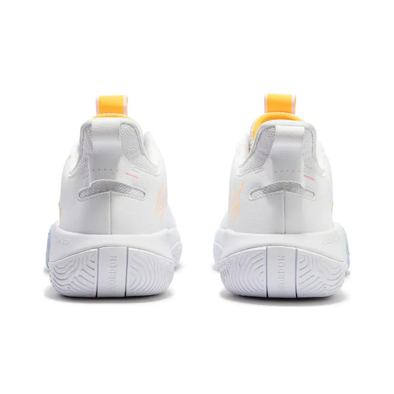 361° Ag Volley Slip Resistant Low Top Basketball Shoes Men's White Blue Orange-3