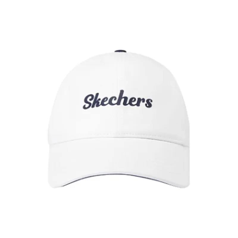 Skechers Cotton Baseball Caps Unisex White-1