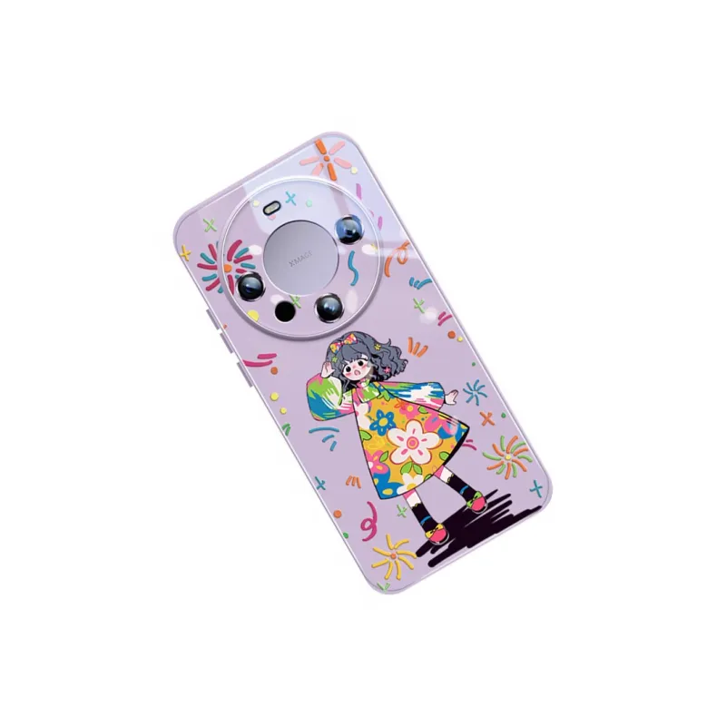 Sen Dog Glass Material Sense Of Premium Phone Cases Applicable To Huawei Mate60Pro/50/40-19