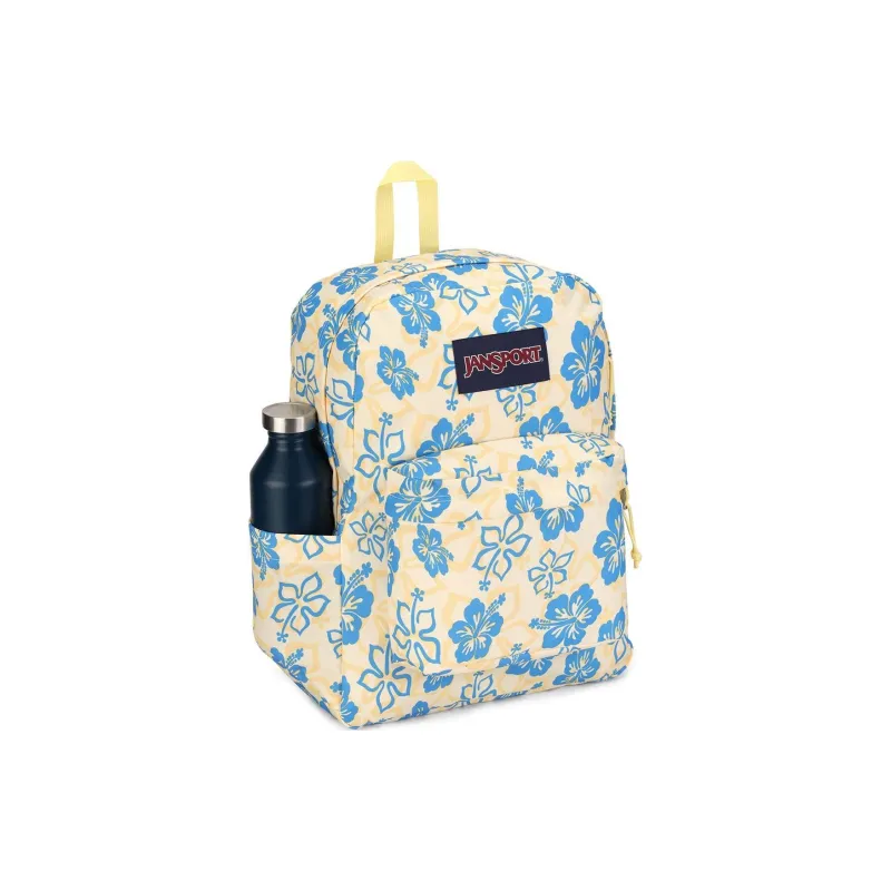JanSport Polyester Backpack Unisex Yellow Blue-3