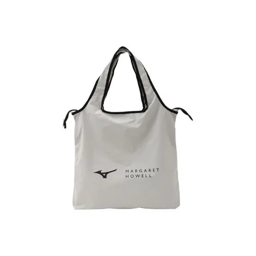 Mizuno Nylon Tote Bag Shopping Bag Shoulder Bag Handbag Unisex White