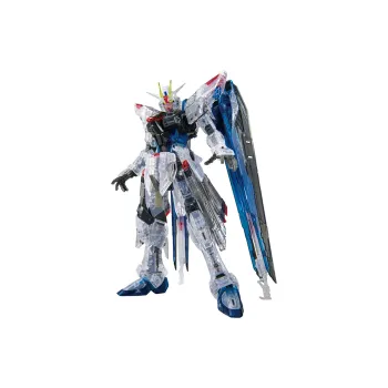 BANDAI Gundam Base Shanghai GCP Limited RG 1/144 Freedom Gundam VER.GCP Color Transparent Assembled Models
