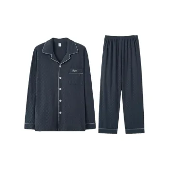 MIIOW Pajama Set Men's Navy Blue
