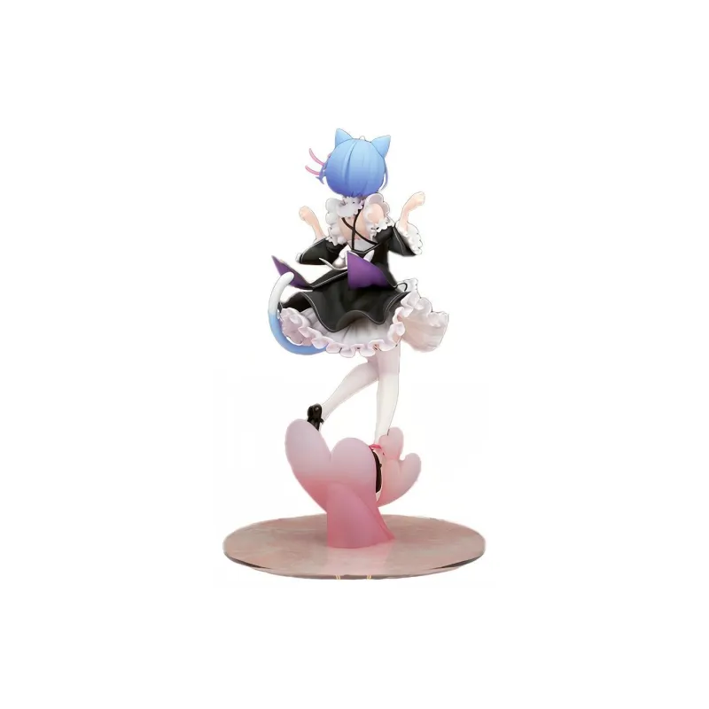 MegaHouse Rem Zero − Starting Life In Another World Rem Cat Eared Maiden 24cm Scale Figures-2
