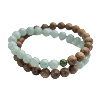 Mu Xinxin Bean Type Jadeite Bracelets Unisex