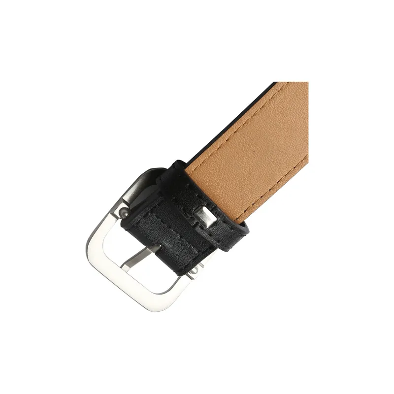 TUCANO Bovine Split Transfer Leather Leather Belts Women's Black 2.8cm-3
