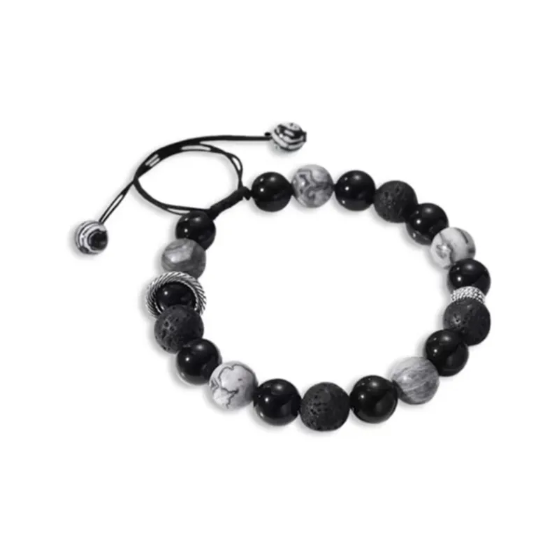 Zhongzhao Jewelry Obsidian Jade Bracelets Unisex-0