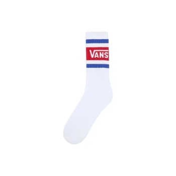 Vans Drop V Crew Mid-Calf Socks Men's 1 Pack White