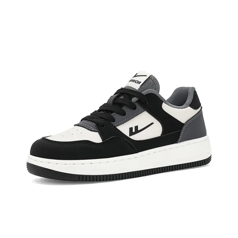 Warrior Air Force 1 Lightweight Low Top Skateboard Shoes Unisex Beige Black-1