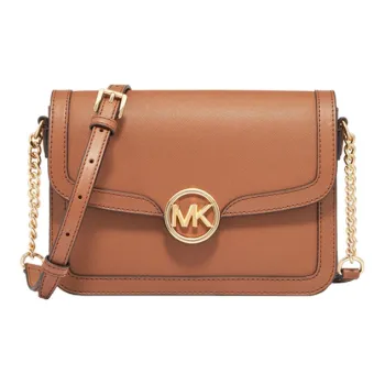 MICHAEL KORS Artificial Leather Crossbody Bag Medium Size Women's Cowhide Brown