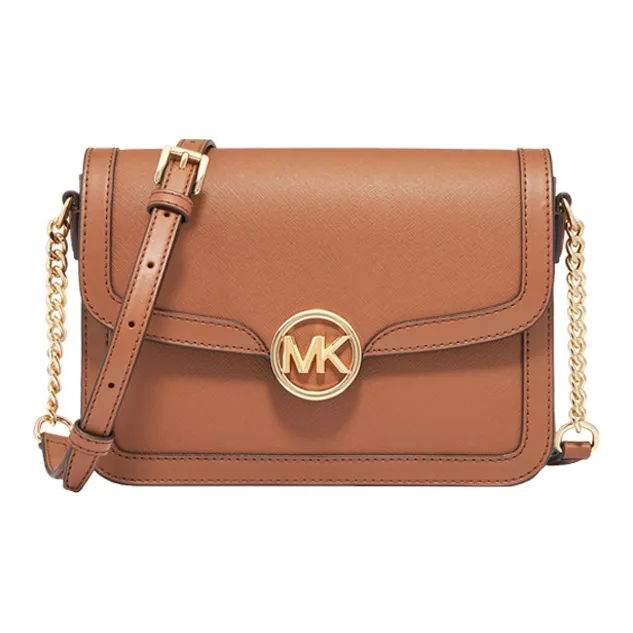 MICHAEL KORS Artificial Leather Crossbody Bag Medium Size Women's Cowhide Brown-0