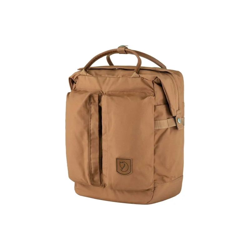 Fjallraven Polyester Backpack Unisex Khaki Gray-1