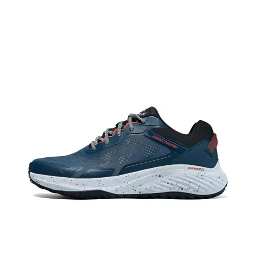 Skechers 302088n Cushioned Slip Resistant Low Top Casual Running Shoes Men's Marine Blue