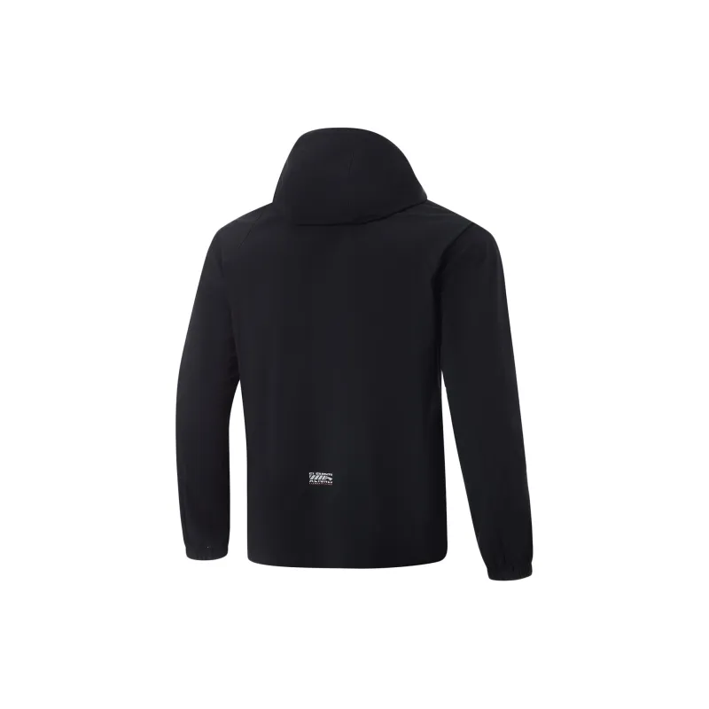 LiNing Fitness Series Trench Coat Men's Black-1