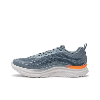 XTEP Cushioned Slip-Resistant Low-Top Casual Running Shoes Men's Blue
