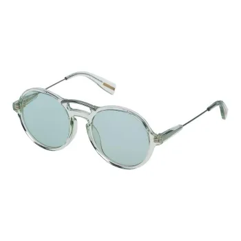 TRUSSARDI Acetate Oval Sunglasses Women's Transparent