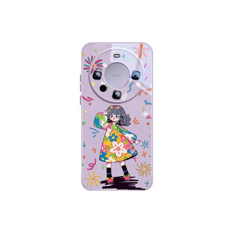 Sen Dog Glass Material Sense Of Premium Phone Cases Applicable To Huawei Mate60Pro/50/40-18