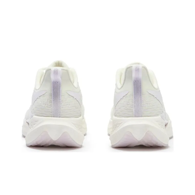 361° Cushioning Slip Resistant Low Top Running Shoes Women's White Purple-3