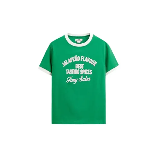 ZARA T-Shirts Men Green