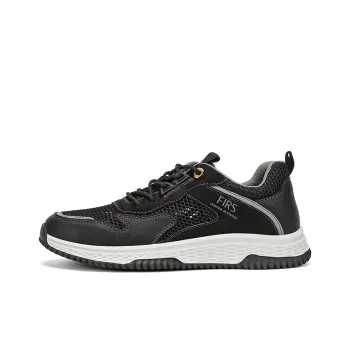FIRS Casual Shoes Men Low Top Black/Sand